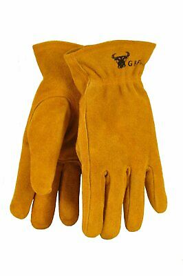 JustForKids Leather Kids Garden & Work Gloves Elastic Back - Image 7