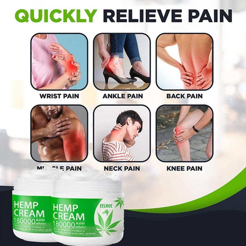 Pure Natural Cannabis Cream HEMP Rheumatoid Arthritis Cream Pain Joint Muscle Back Body Neck Relief - Image 6