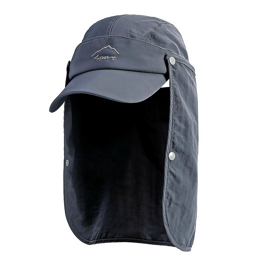 Quick-dry Sun Protection UV Fisherman Hat Foldable Windproof Sun Visor Hat - Image 4