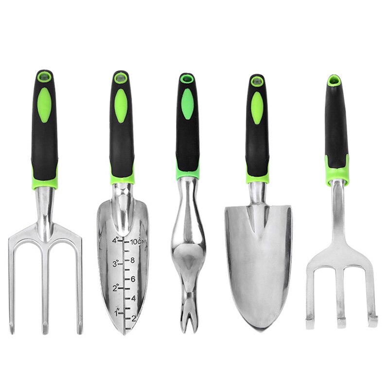 Alluminum Alloy Fork Shovel Rake Weeder Transplanting Digging Tools - Image 3