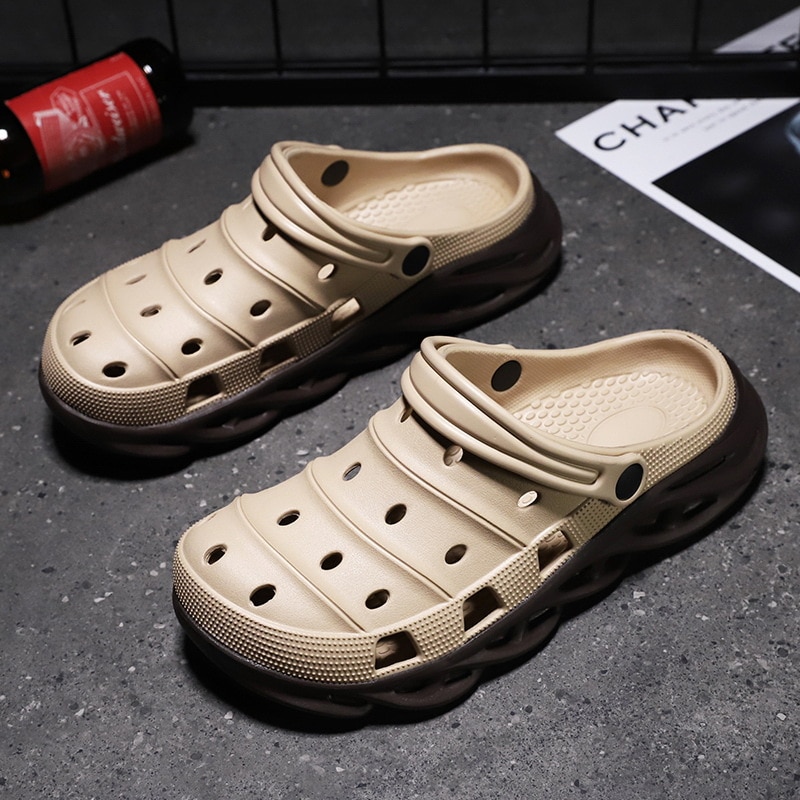 NEW men's Summer casual slipper lightweight non-slip wrap thicken garden shoes - Image 4