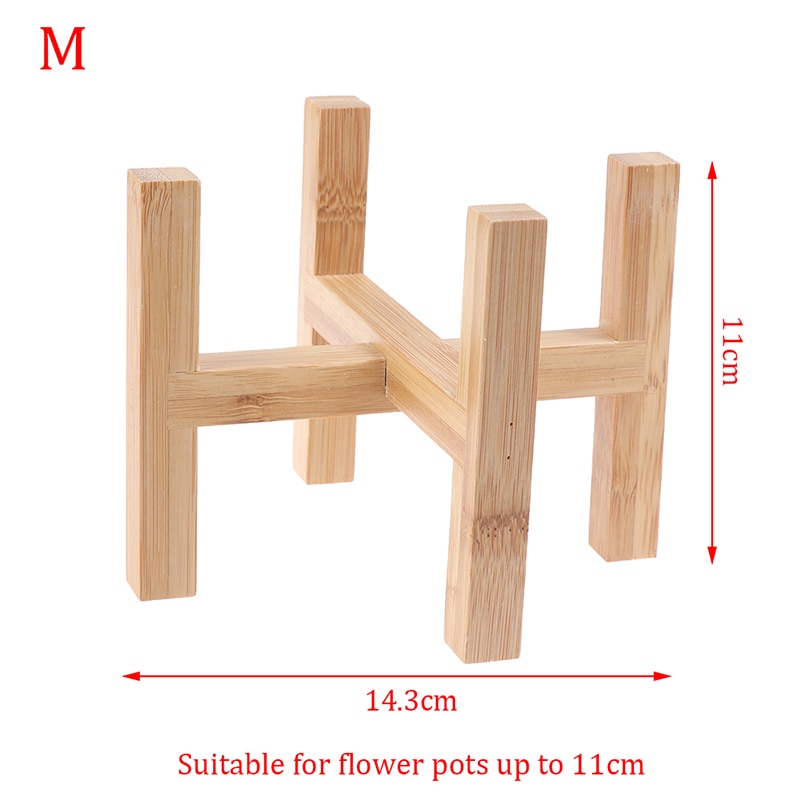 Wood Planter Pot Trays / Flower Pot Rack Strong Free Standing - Image 4
