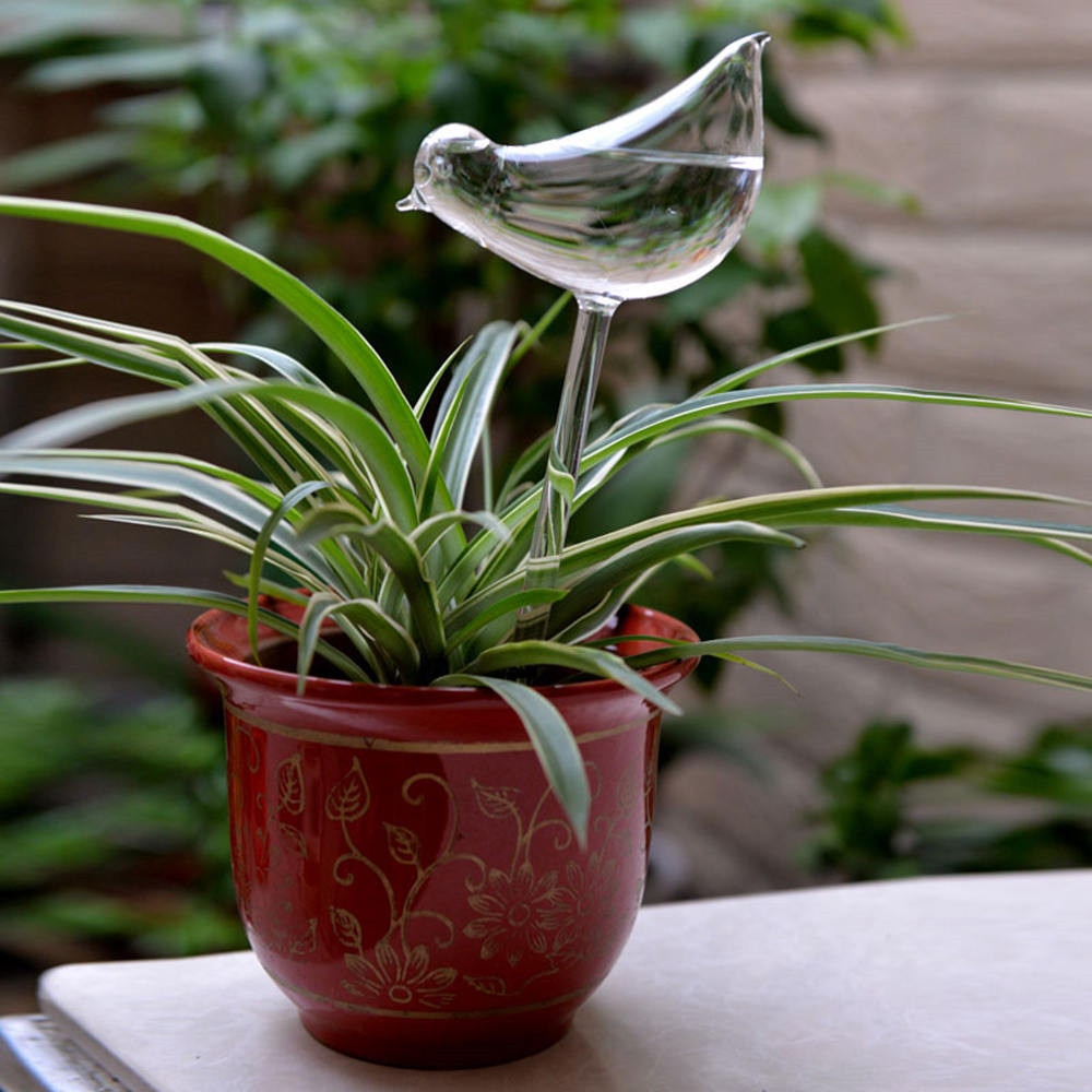 3Pcs/set Bird Shape Self-watering System Imitation Glass Plant Waterer Flowers Automatic Watering Drip Device - Image 3