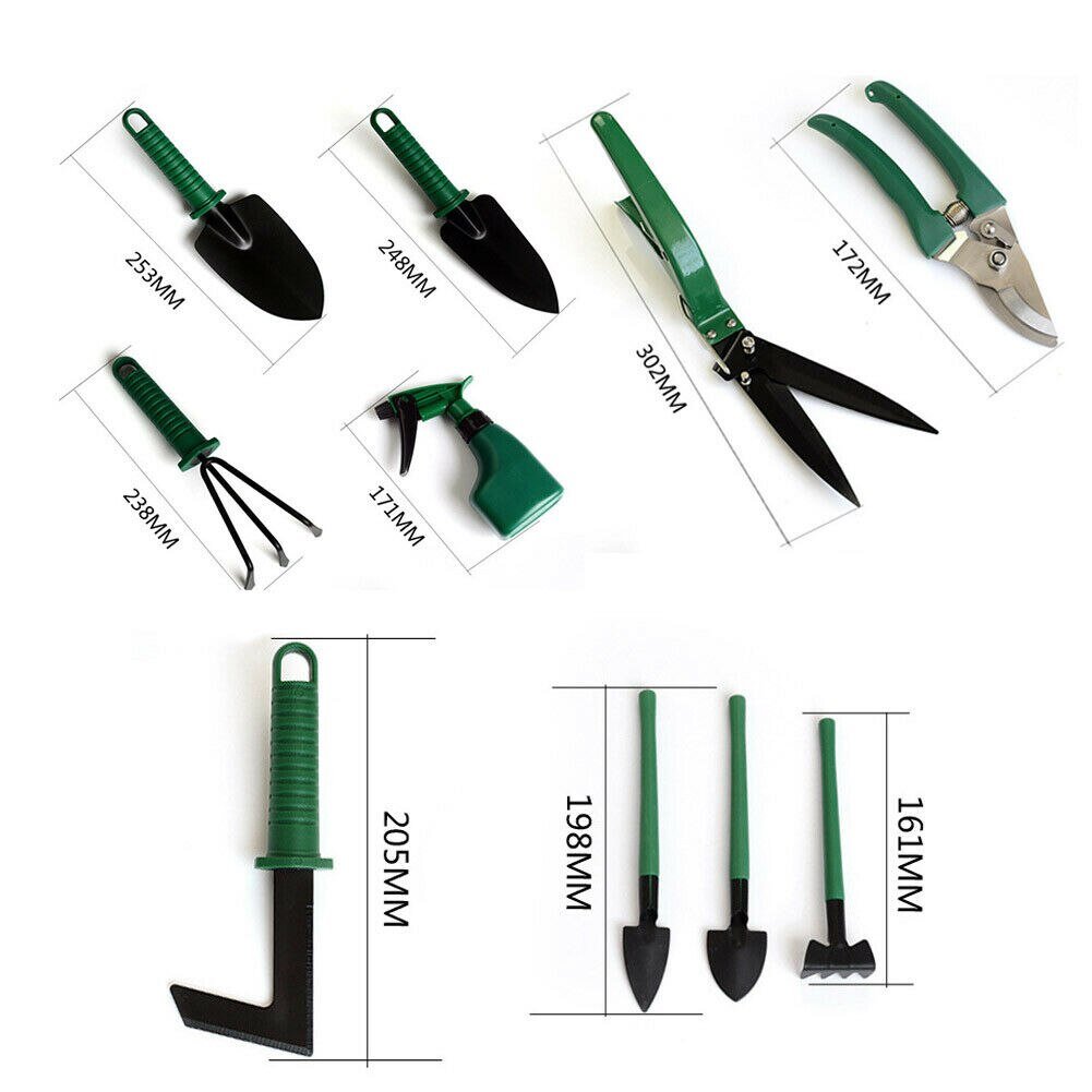 Garden Planting Tool Set Loose Soil Tool Garden Hand Tools with Carrying Case - Image 5