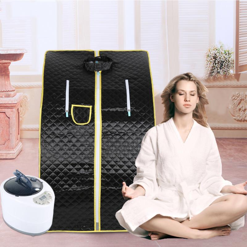 Portable Therapeutic Steam Sauna Bath Lose Weight Fat Relieves Pain Steam Sauna Spa Full Body Slim Detox Weight Loss Indoor HWC - Image 4