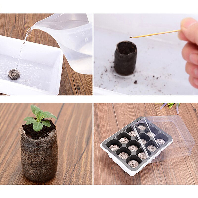 20/50/100pcs-pack 25mm/30mm Pellets Seedling Soil Block Starting Plugs Seeds Starter For Garden - Image 5