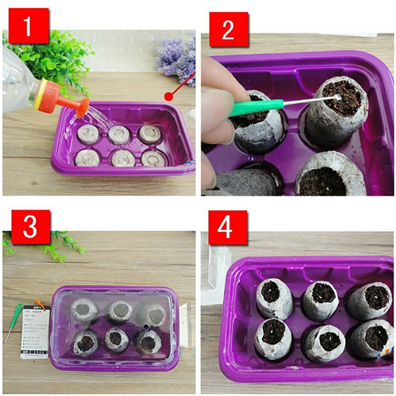 20/50/100pcs-pack 25mm/30mm Pellets Seedling Soil Block Starting Plugs Seeds Starter For Garden - Image 6