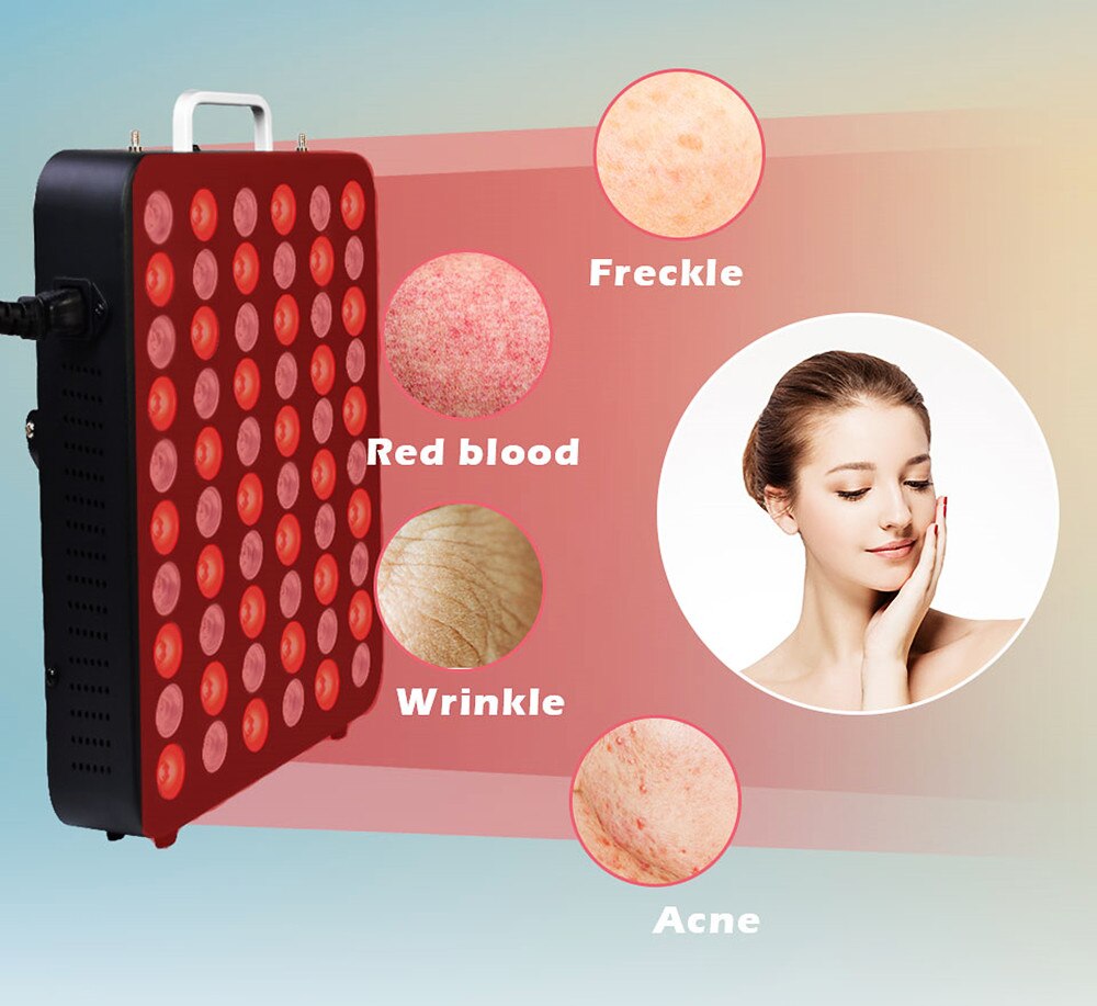 Red Led Light Therapy Infrared Anti Aging Therapy Light 660nm 850nm 500W 600W for Full Body Skin Pain Relief Red LED Grow Light - Image 2