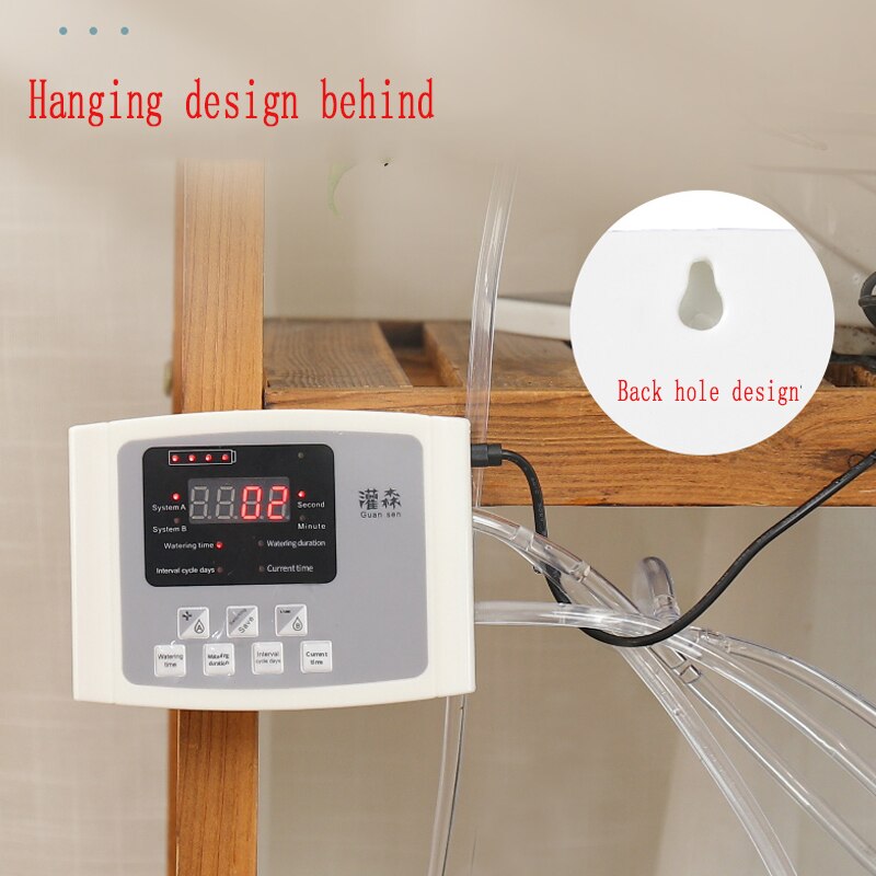 Garden Drip Irrigation Device Double Pump Controller Timer System Solar Energy Intelligent Automatic Watering - Image 5