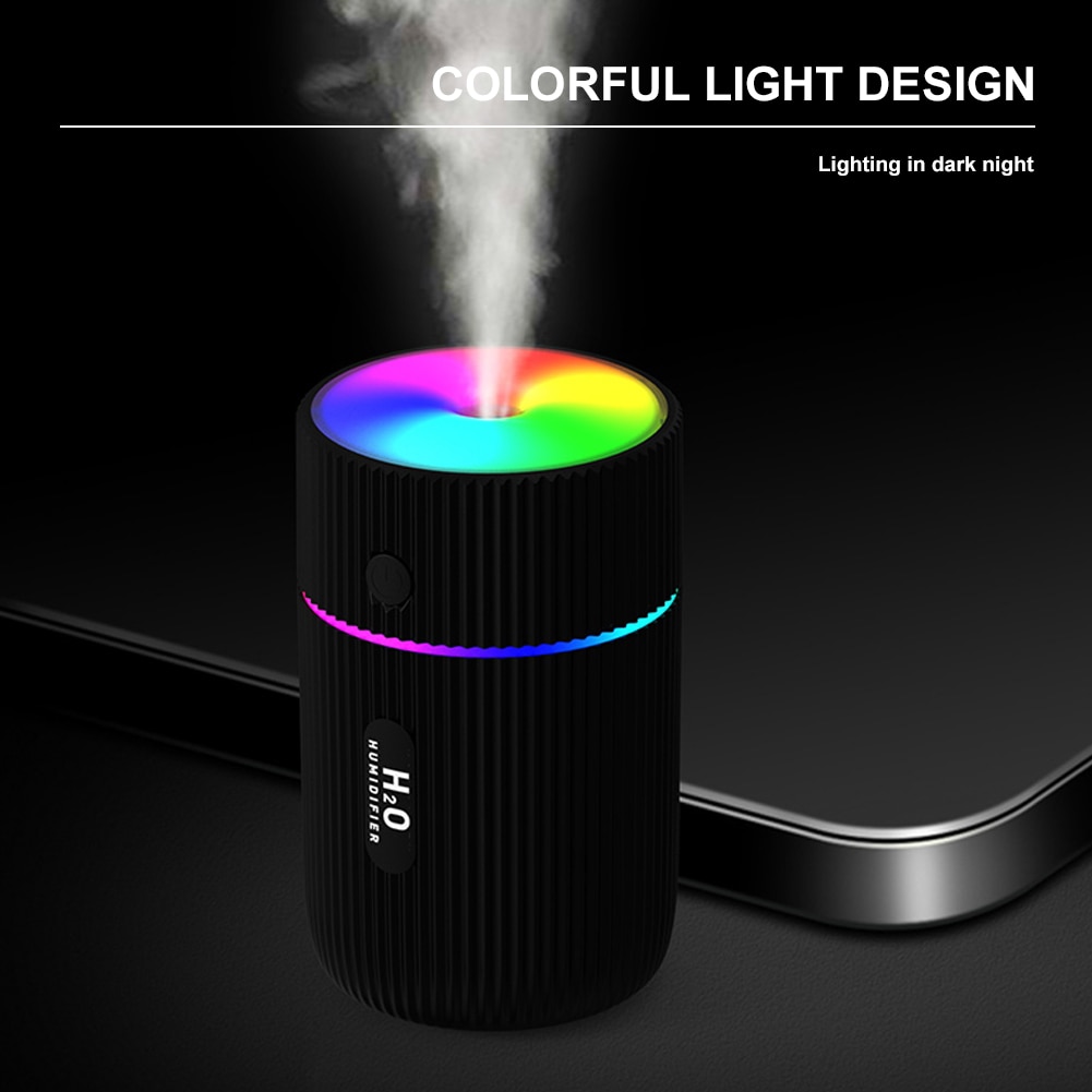 Mini Air Humidifier Car Ultrasonic Aroma Essential Oil Diffuser LED Night Light Cool Mist Fogger - Image 3