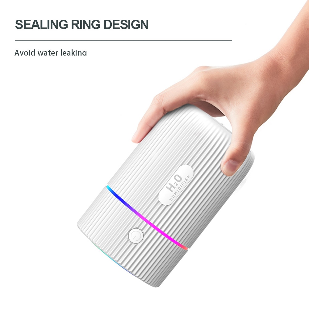 Mini Air Humidifier Car Ultrasonic Aroma Essential Oil Diffuser LED Night Light Cool Mist Fogger - Image 5