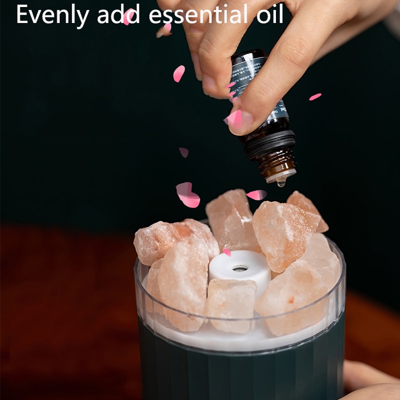 Portable Crystal Aromatherapy Humidifier USB Wireless Aroma Essential Oil Diffuser with Atmosphere Lamp Home - Image 3