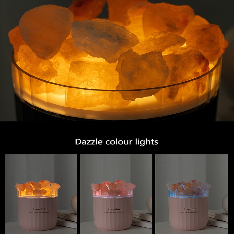 Portable Crystal Aromatherapy Humidifier USB Wireless Aroma Essential Oil Diffuser with Atmosphere Lamp Home - Image 5