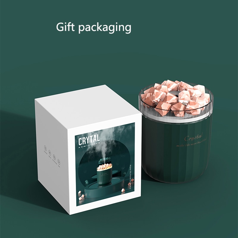 Portable Crystal Aromatherapy Humidifier USB Wireless Aroma Essential Oil Diffuser with Atmosphere Lamp Home - Image 6