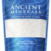 Ancient Minerals Magnesium Bath Flakes - Bathing Alternative to Epsom Salt - Soak in Natural Salts - High-Absorption Efficiency for Relaxation, Wellness & Muscle Relief - 8 lbs